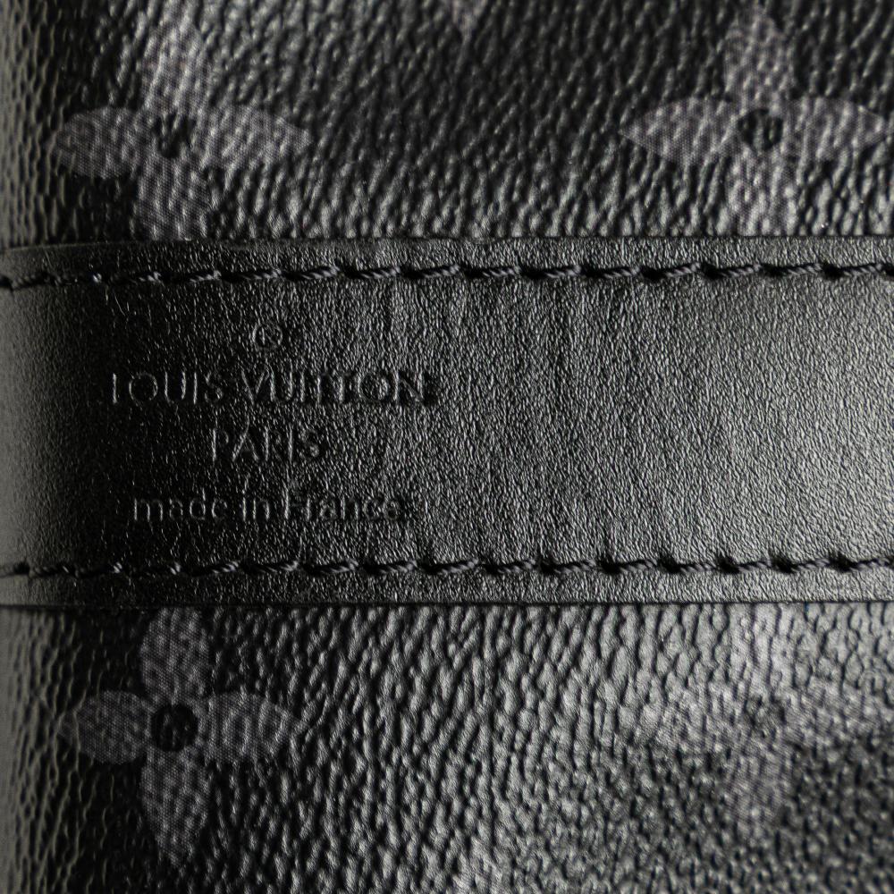 Louis Vuitton B Louis Vuitton Gray Monogram Canvas Fabric Monogram Eclipse Reverse Keepall Bandouliere 50 France