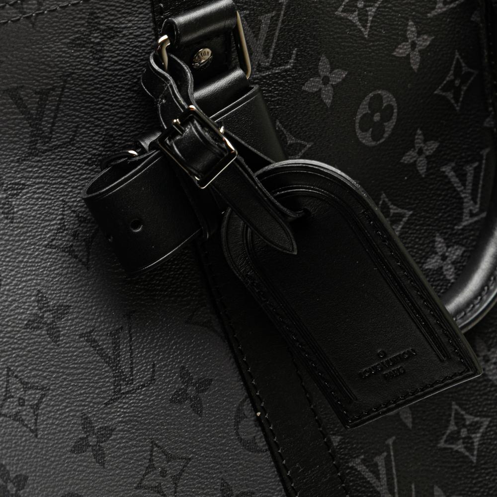 Louis Vuitton B Louis Vuitton Gray Monogram Canvas Fabric Monogram Eclipse Reverse Keepall Bandouliere 50 France