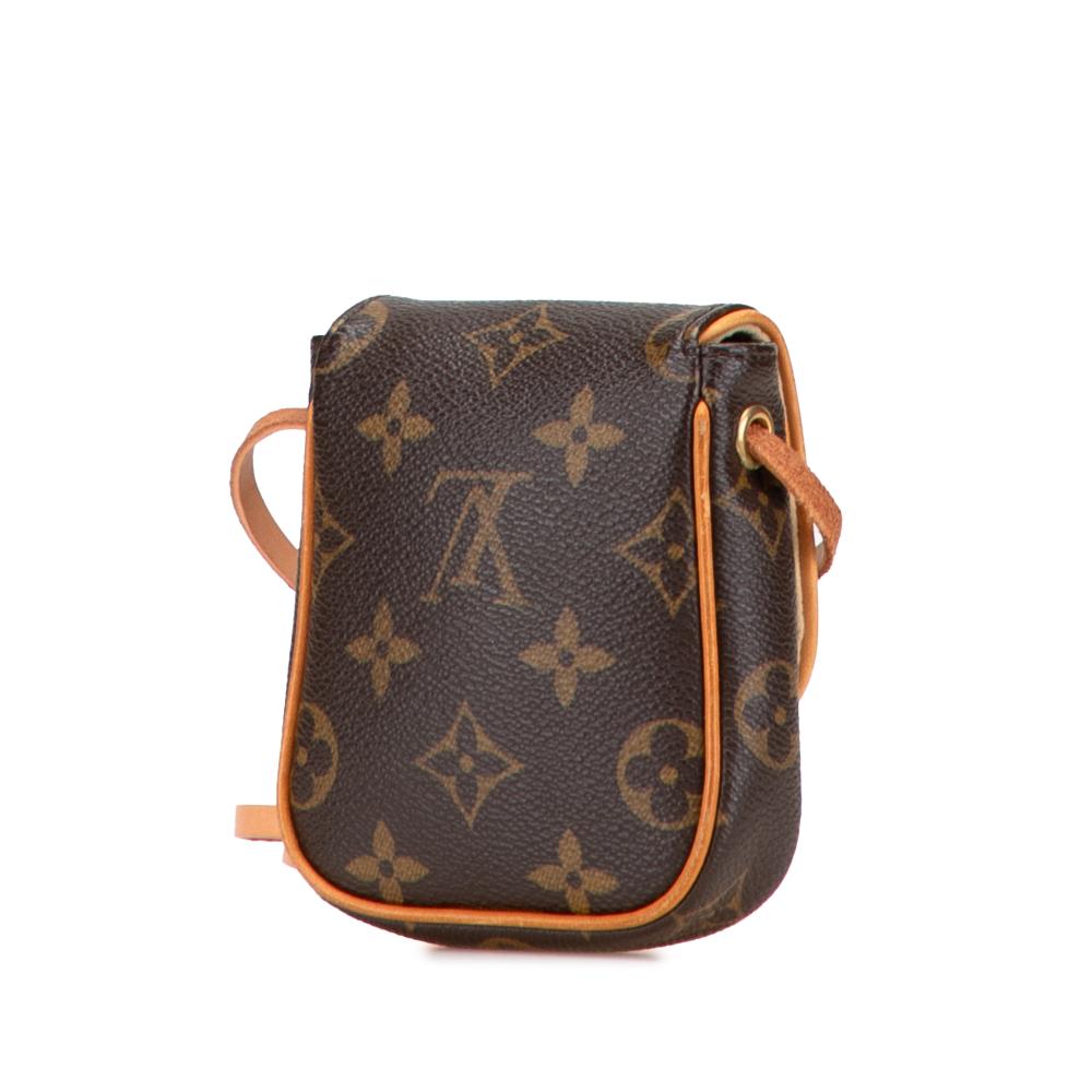 Louis Vuitton B Louis Vuitton Brown Monogram Canvas Fabric Monogram Pochette Cancun France