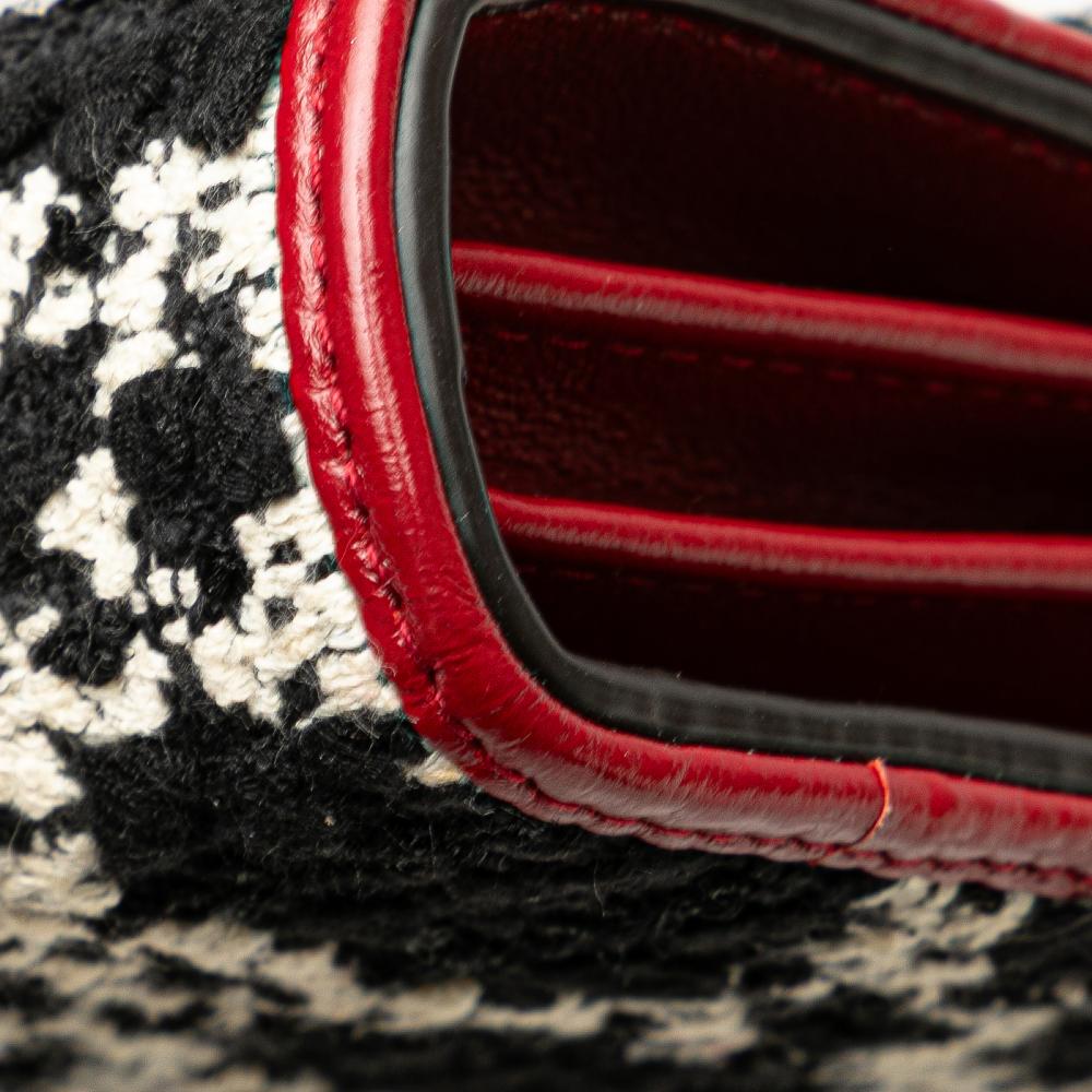 Gucci B Gucci Black Tweed Fabric GG Dionysus Wallet on Chain Italy