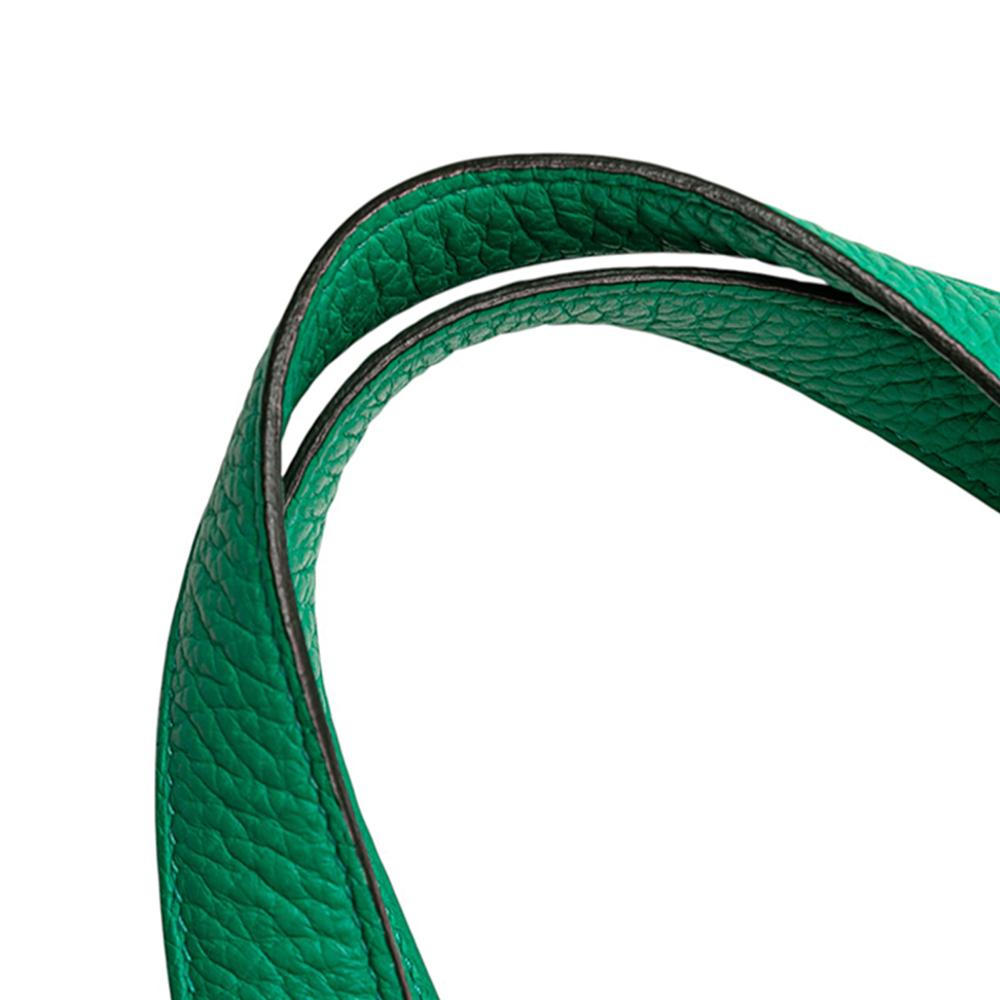 Hermès AB Hermès Green Calf Leather Clemence Picotin Lock 18 France