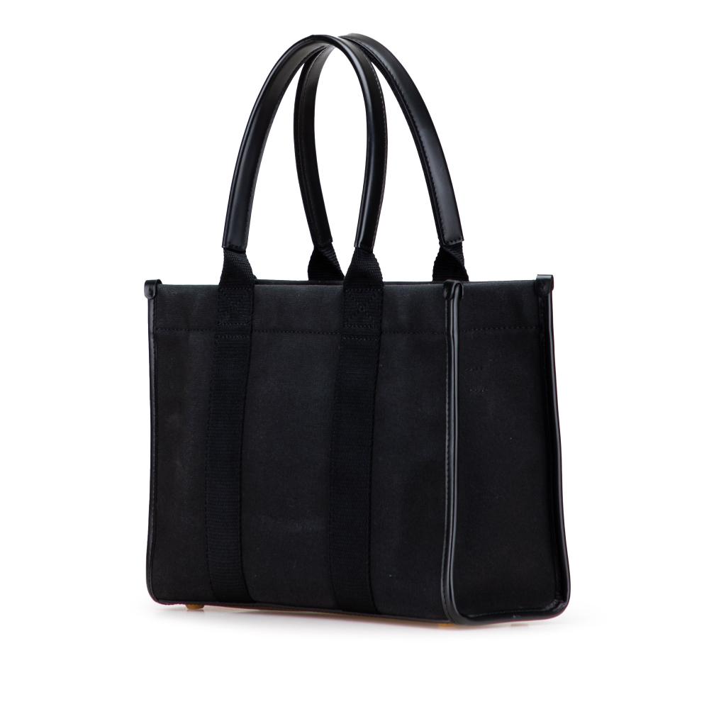 Balenciaga B Balenciaga Black Canvas Fabric Small Hardware Tote Italy