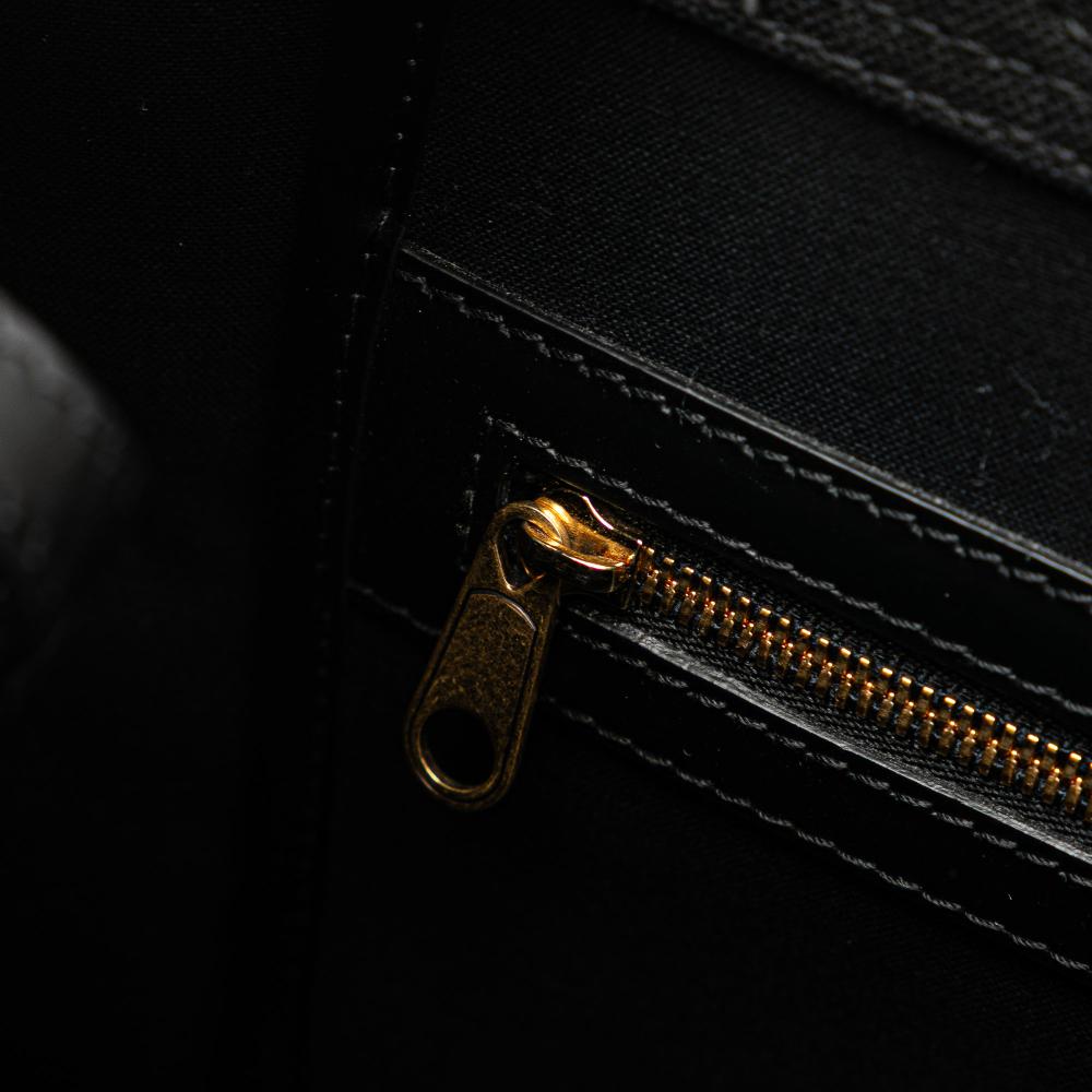 Balenciaga B Balenciaga Black Canvas Fabric Small Hardware Tote Italy