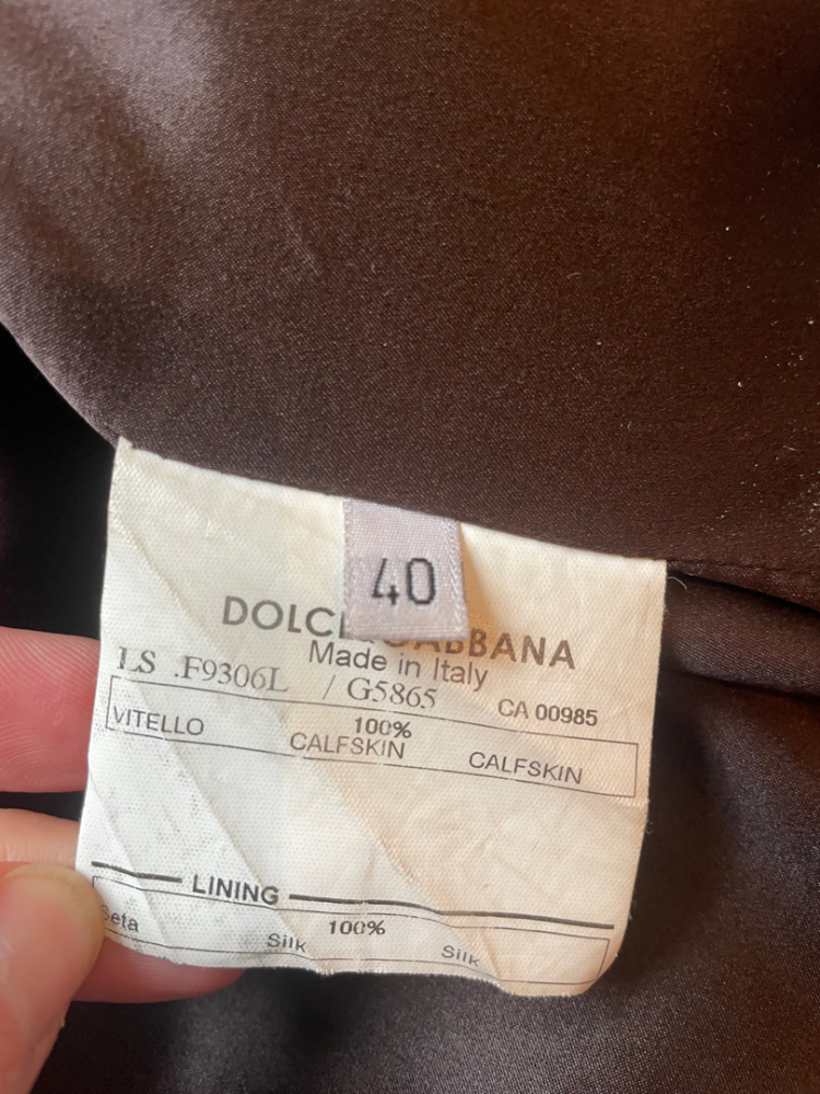 Dolce&Gabbana Lederjacke