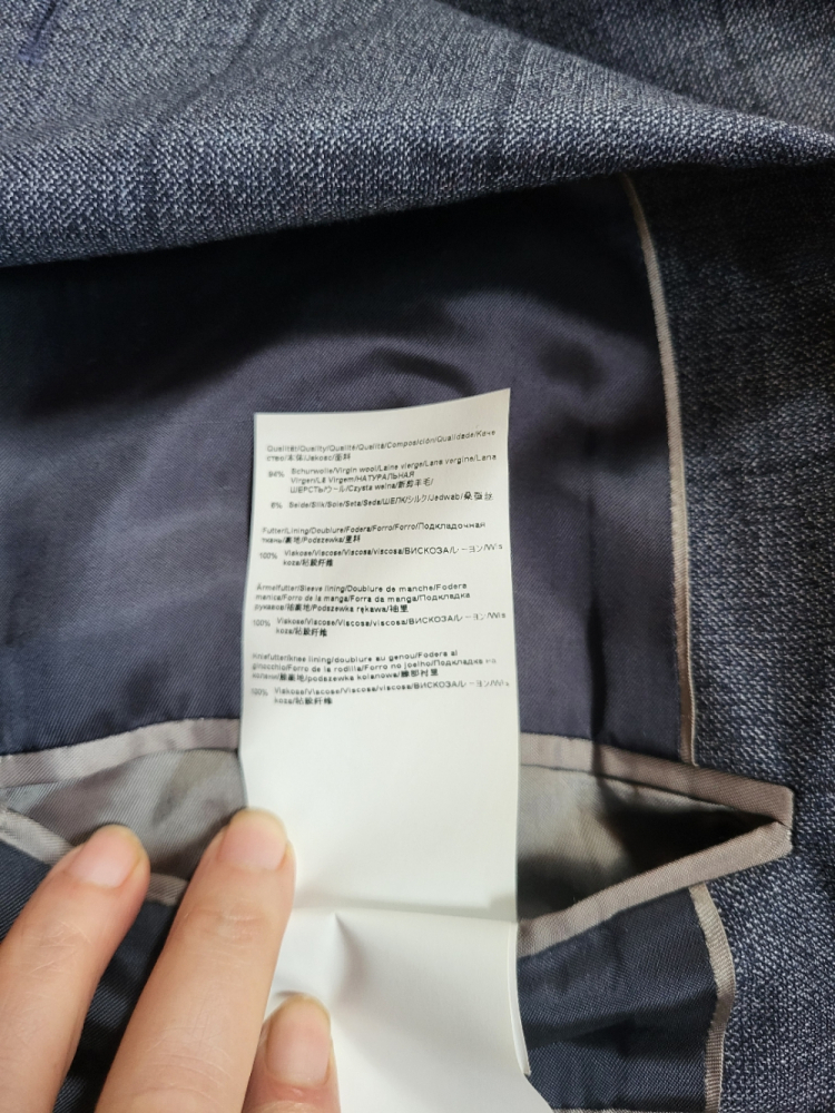 Hugo Boss Blazer mit Wollkaro