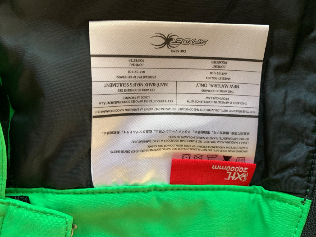 Spyder PANTALONS DE SKI