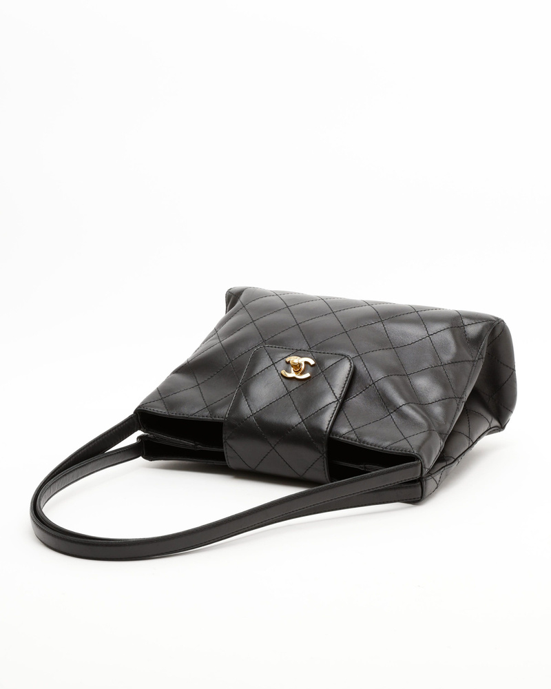 Chanel CC Quilted Shoulder Bag