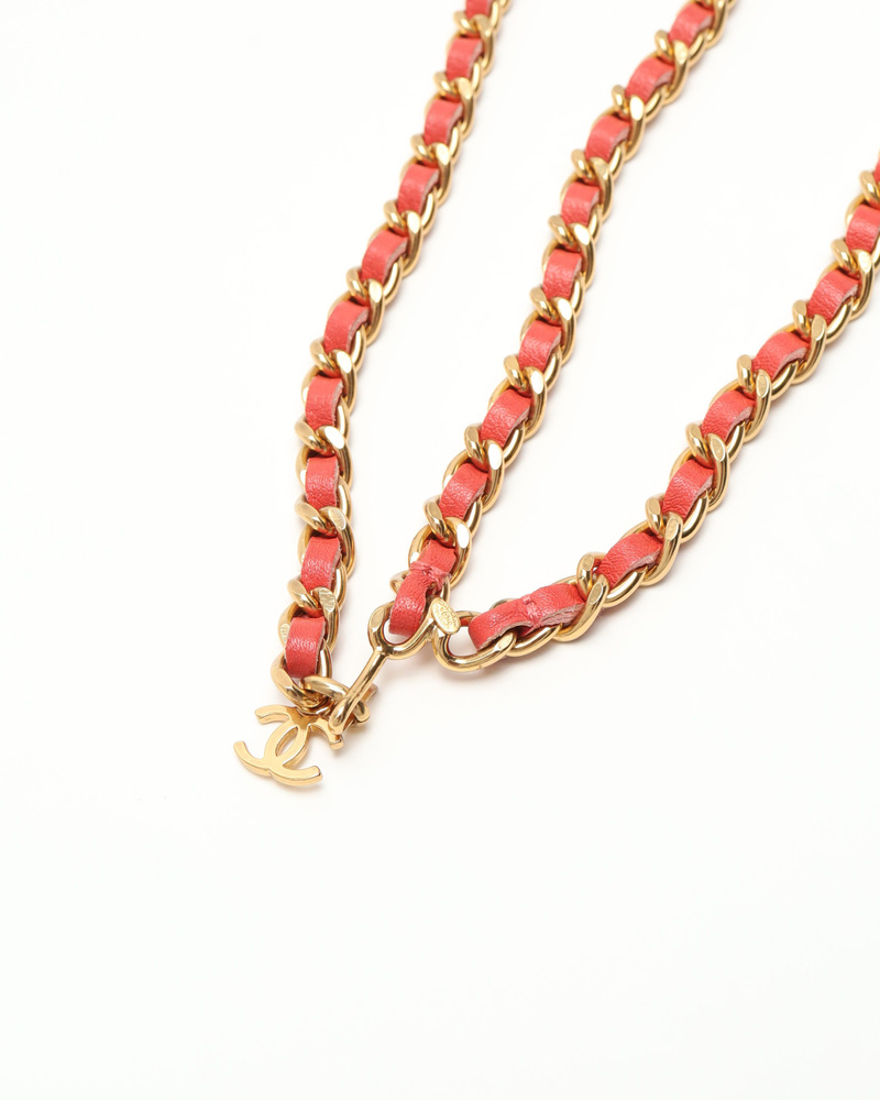 Chanel Leather Chain Belt