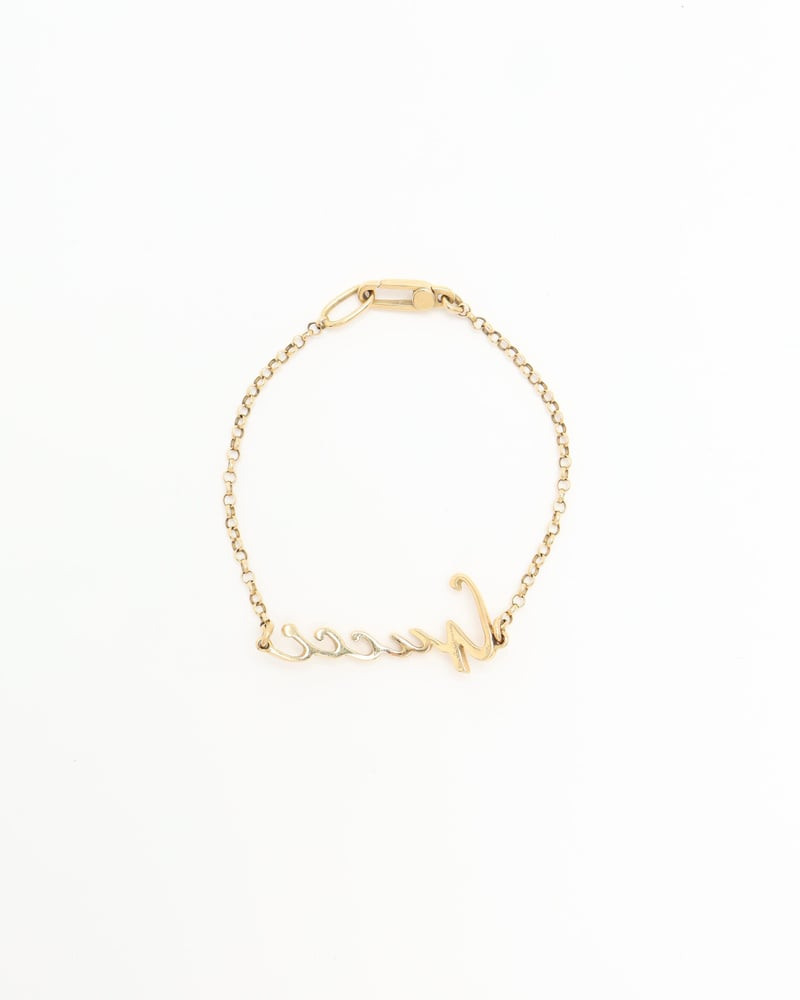 Gucci 18kt Logo Bracelet