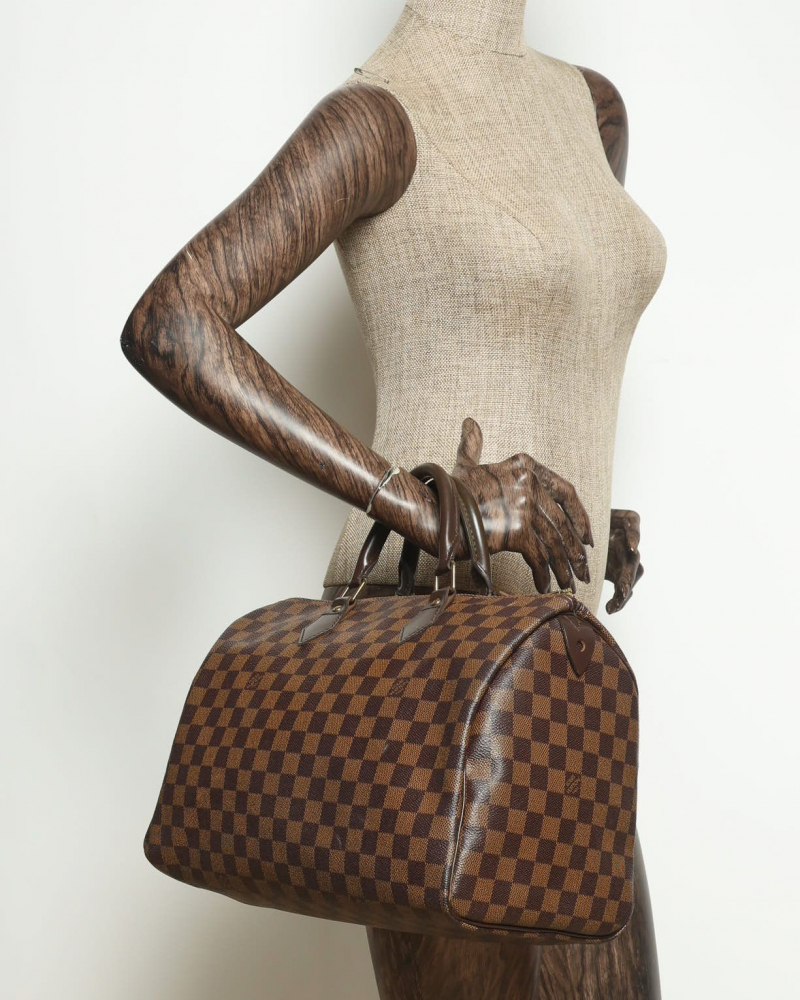 Louis Vuitton Damier Ebene Speedy 35 Bag
