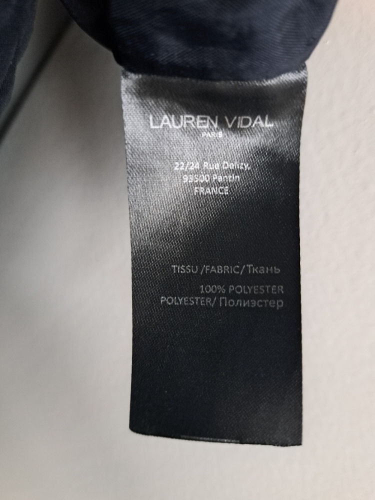 LAUREN VIDAL Robe bleu marine