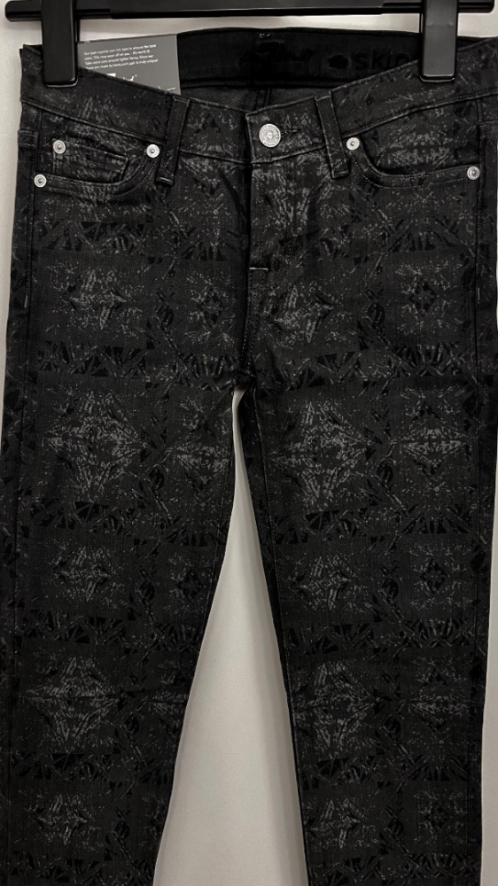 7 For All Mankind Jean skinny gris