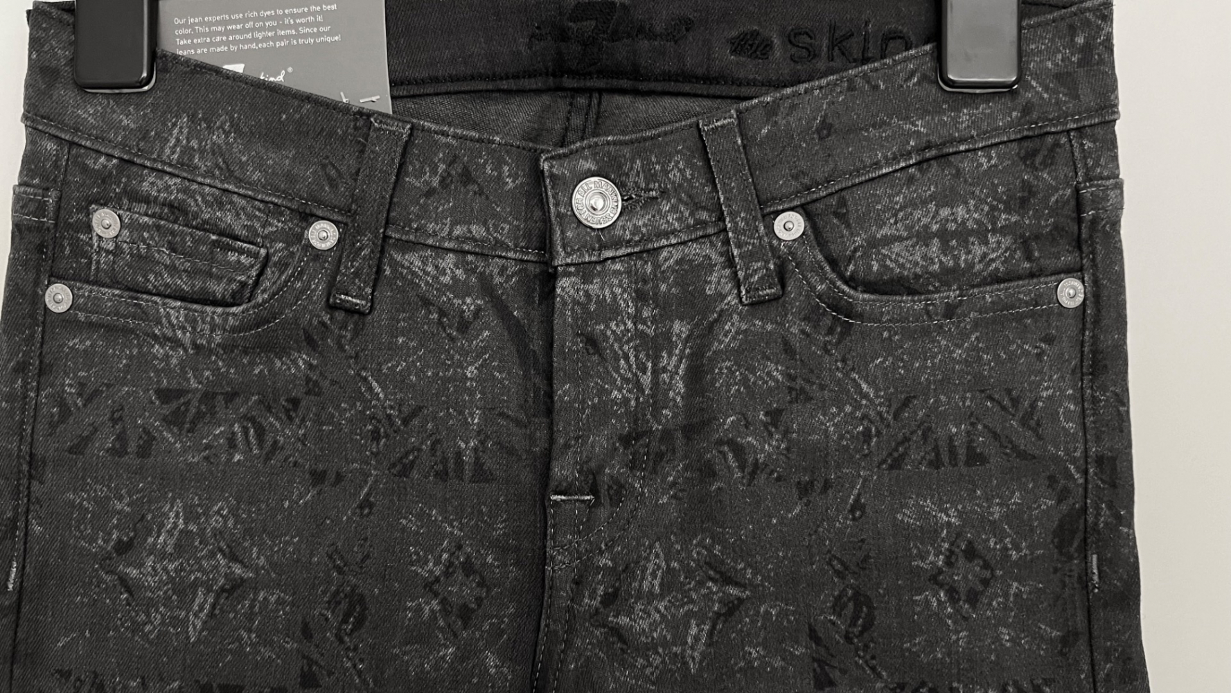 7 For All Mankind Jean skinny gris