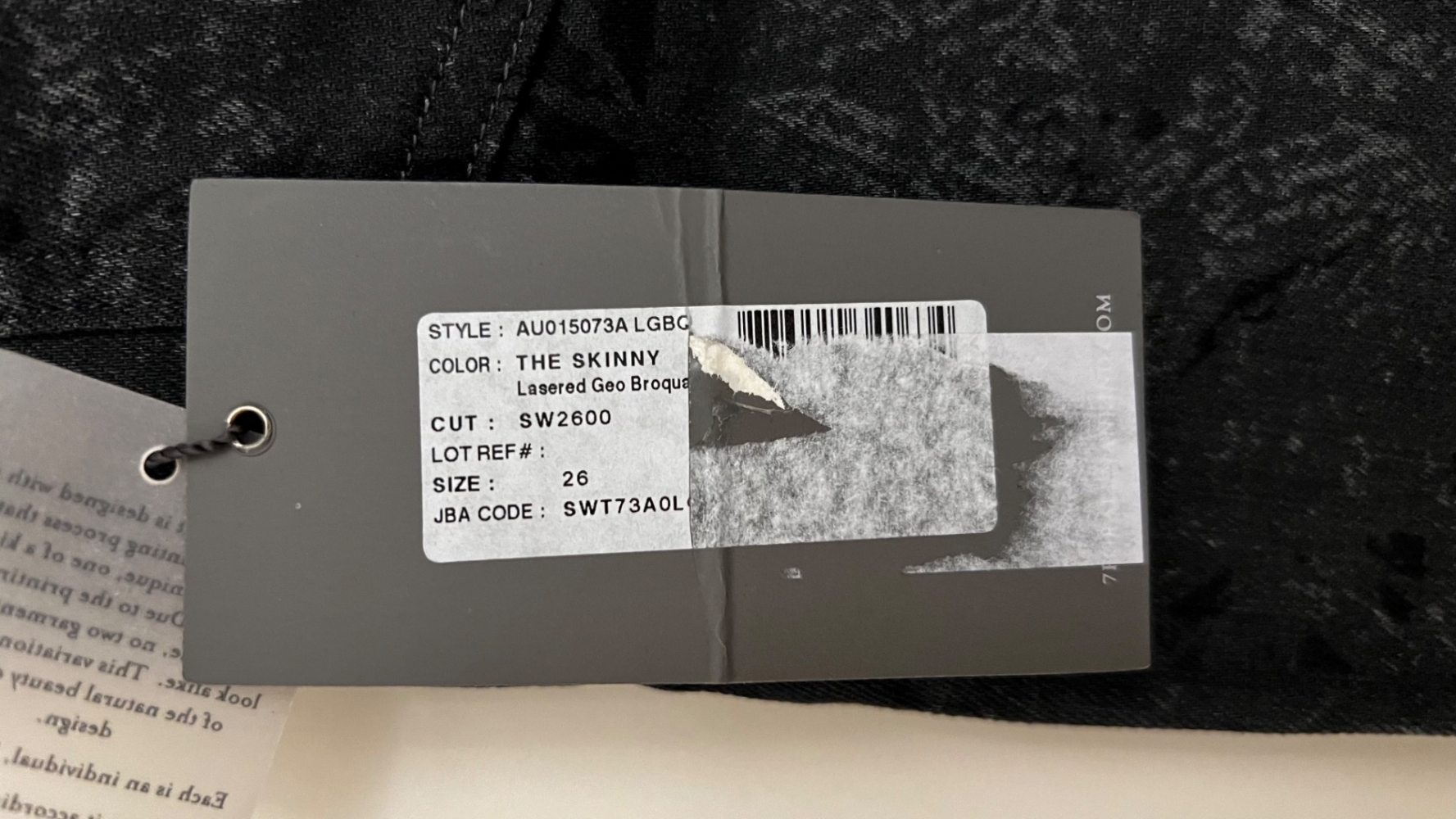 7 For All Mankind Jean skinny gris