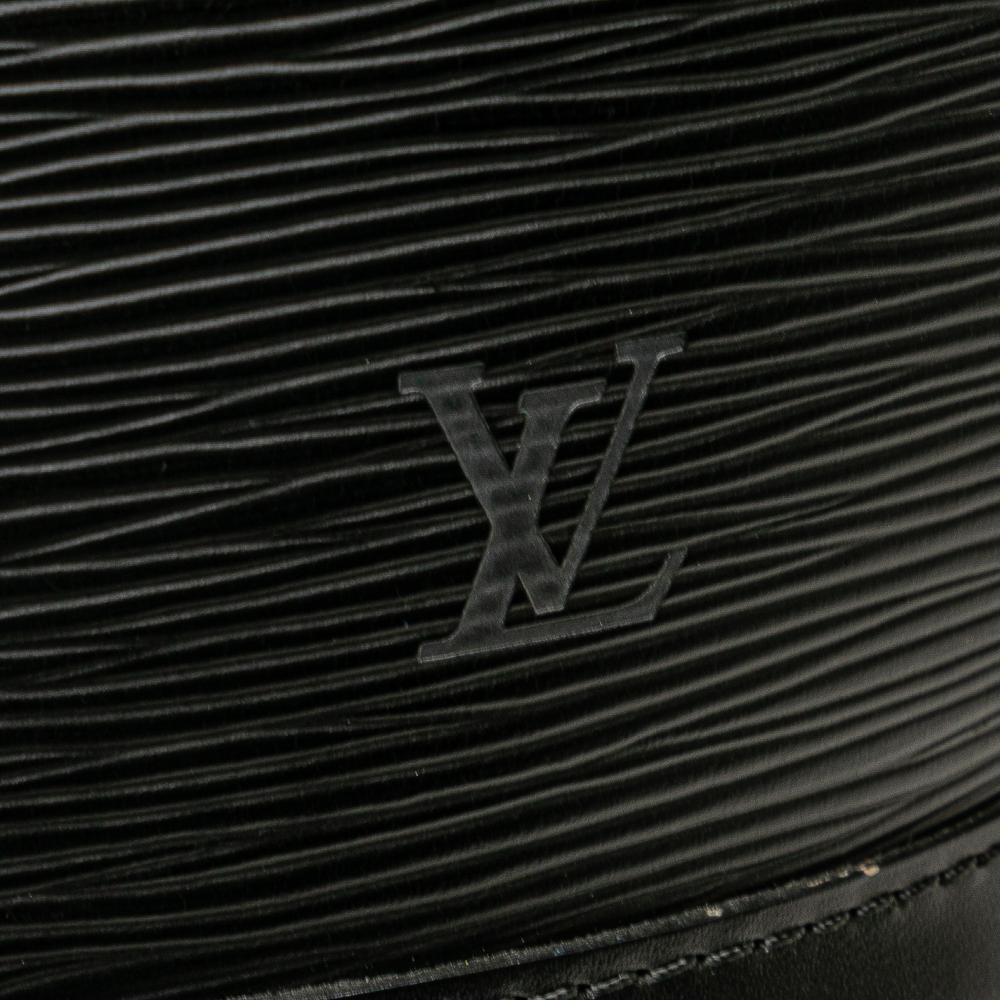 Louis Vuitton B Louis Vuitton Black Epi Leather Leather Epi Saint Jacques PM Short Strap France