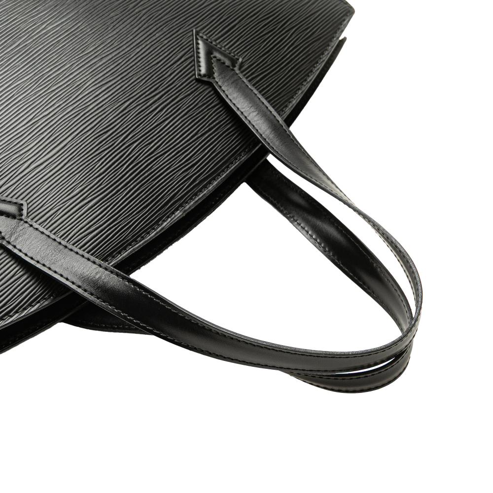 Louis Vuitton B Louis Vuitton Black Epi Leather Leather Epi Saint Jacques PM Short Strap France