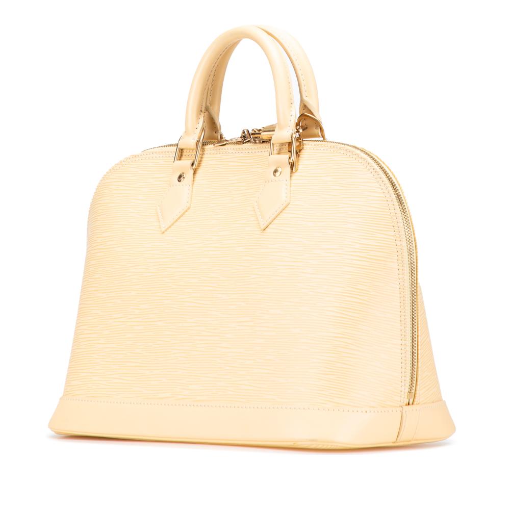 Louis Vuitton B Louis Vuitton Brown Beige Epi Leather Leather Epi Alma PM France