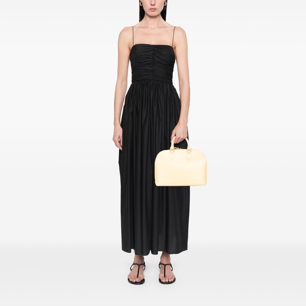 Louis Vuitton B Louis Vuitton Brown Beige Epi Leather Leather Epi Alma PM France