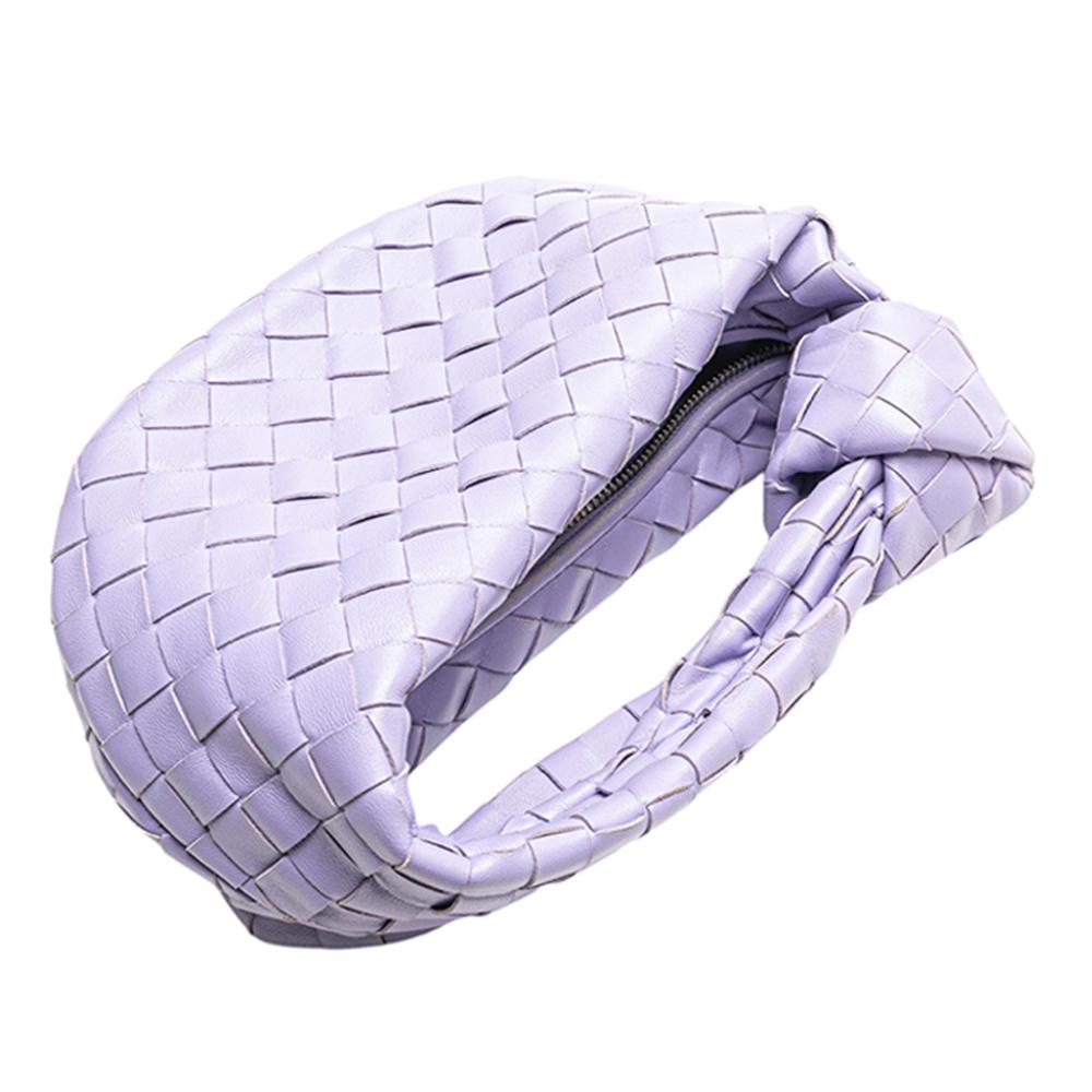 Bottega Veneta AB Bottega Veneta Purple Nappa Leather Leather Mini Nappa Intrecciato Jodie Italy