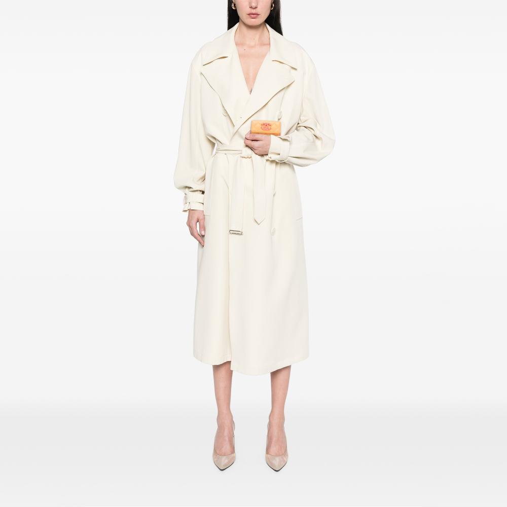 Chanel AB Chanel Orange Caviar Leather Leather Quilted Caviar 19 Compact Flap Wallet Spain