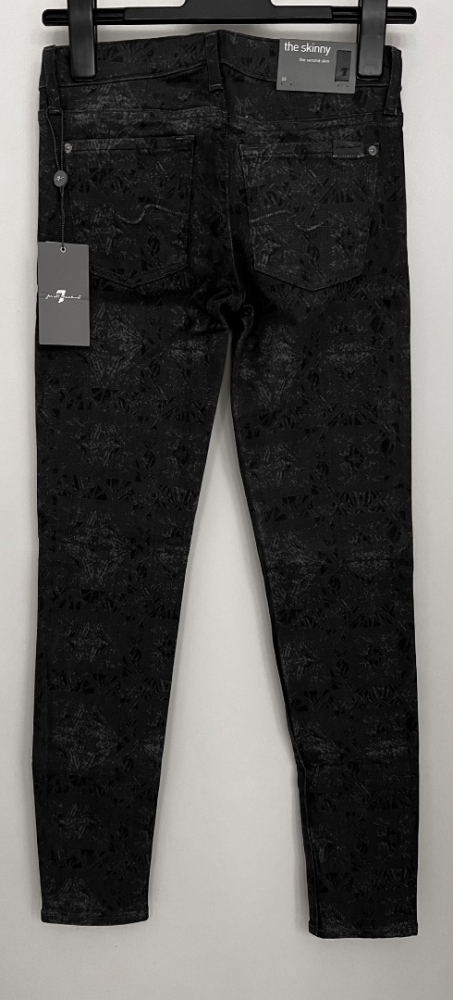 7 For All Mankind Jean skinny gris