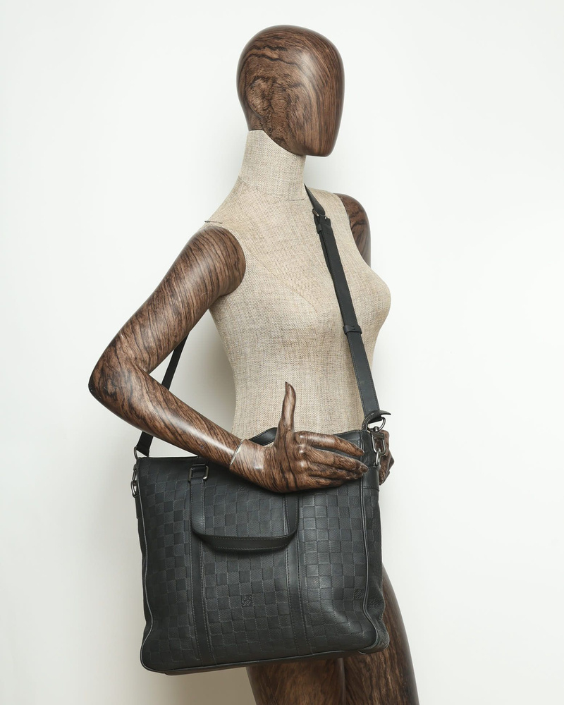 Louis Vuitton Damier Infini Tadao PM Tote Bag