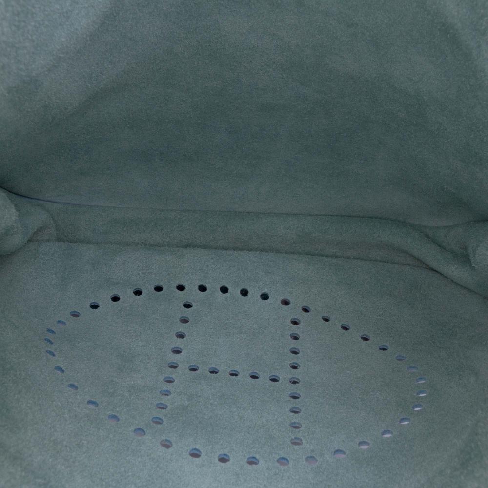 Hermès B Hermès Blue Calf Leather Clemence Evelyne III 33 France