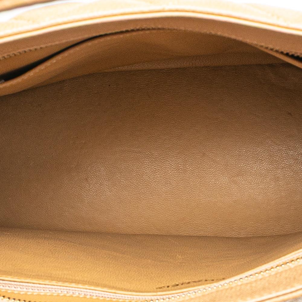 Chanel B Chanel Brown Nude Caviar Leather Leather Caviar Medallion Tote Italy