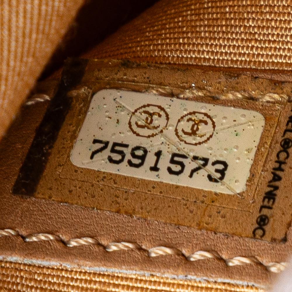 Chanel B Chanel Brown Nude Caviar Leather Leather Caviar Medallion Tote Italy