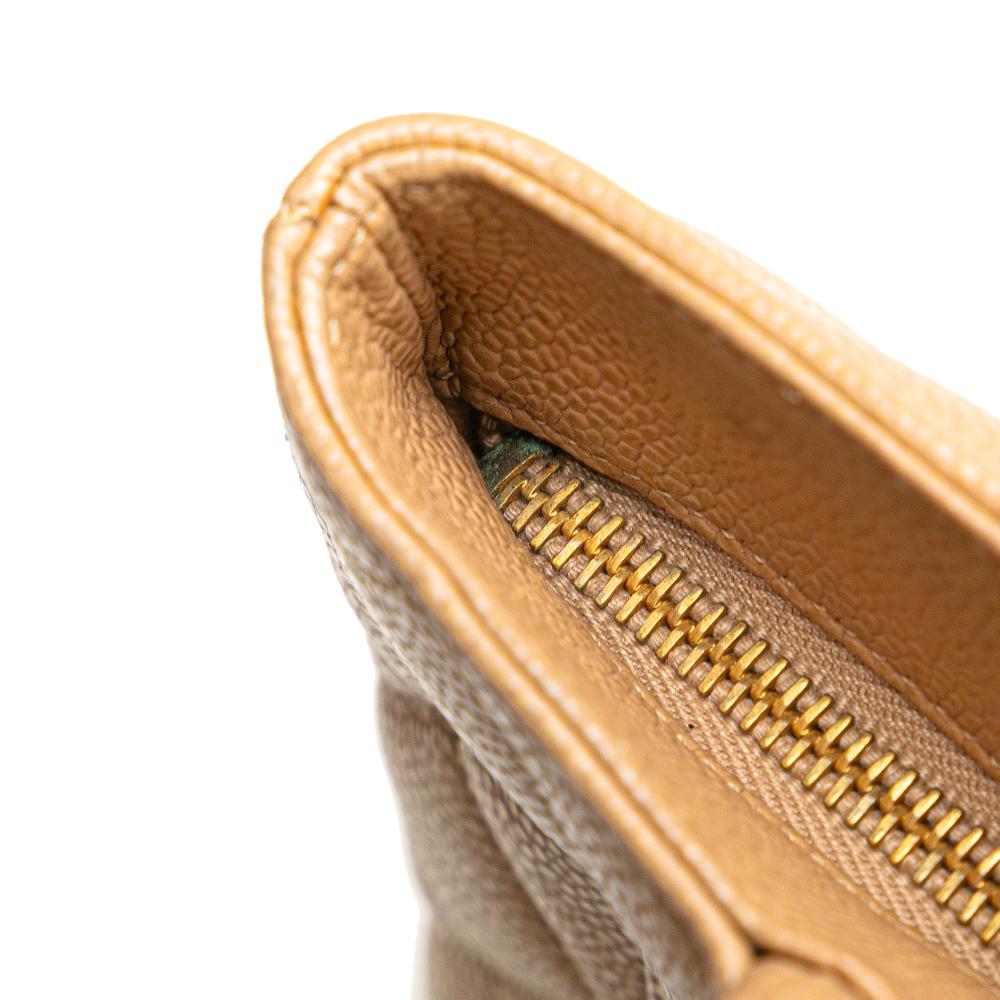 Chanel B Chanel Brown Nude Caviar Leather Leather Caviar Medallion Tote Italy