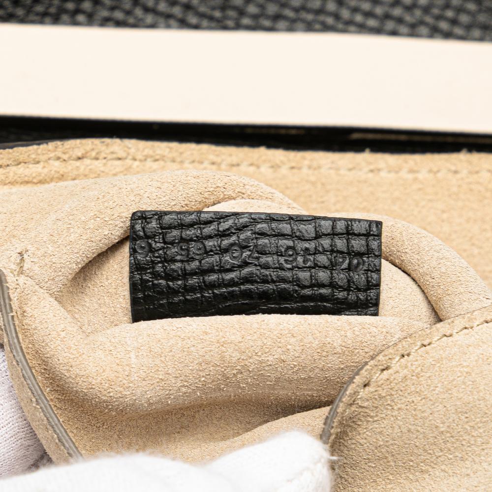 Chloé B Chloé Black Beige Calf Leather Small Bicolor Smooth and Grained skin Drew Crossbody Italy