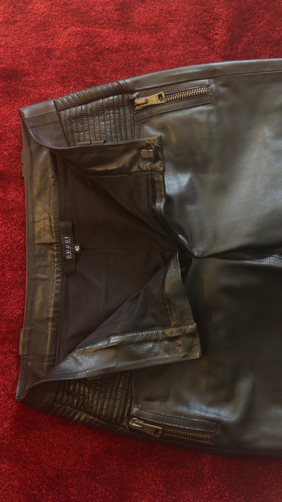 Gucci Leder Hose