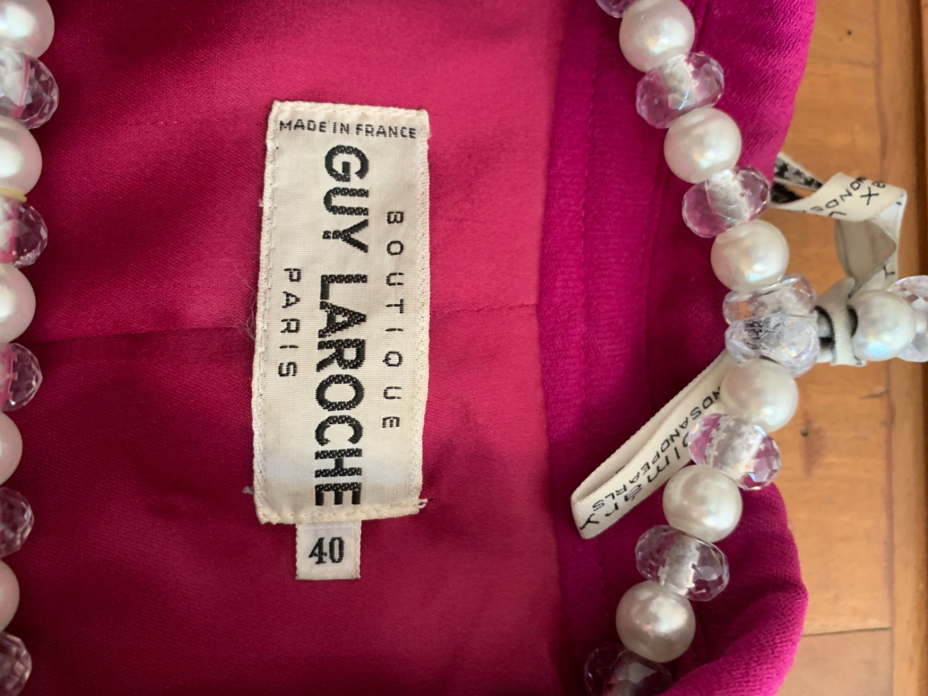 Guy Laroche Paris wool blazer