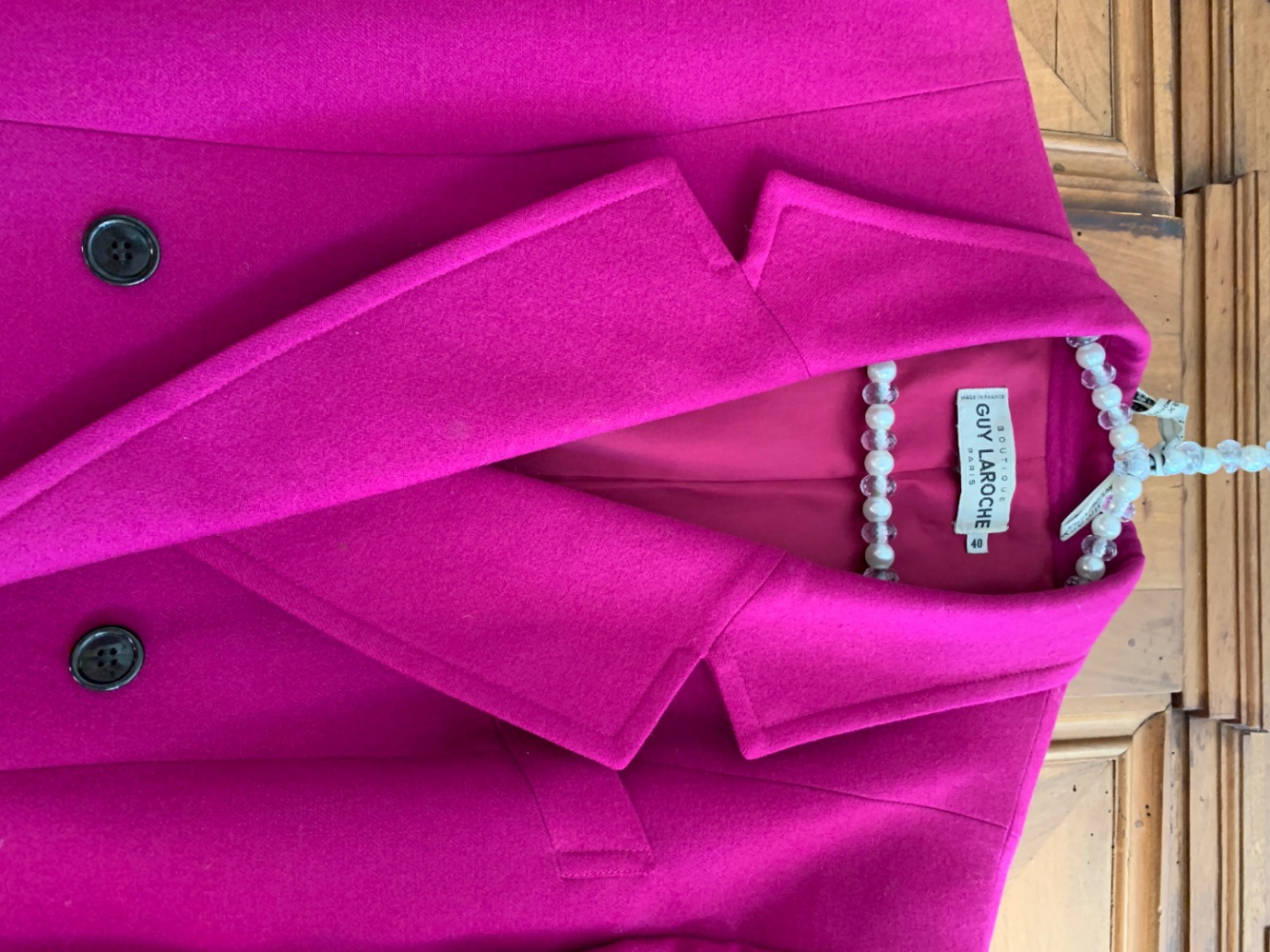 Guy Laroche Paris wool blazer