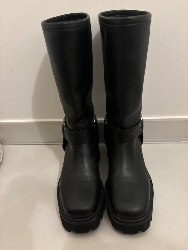 ba&sh Biker-Stiefel aus Leder