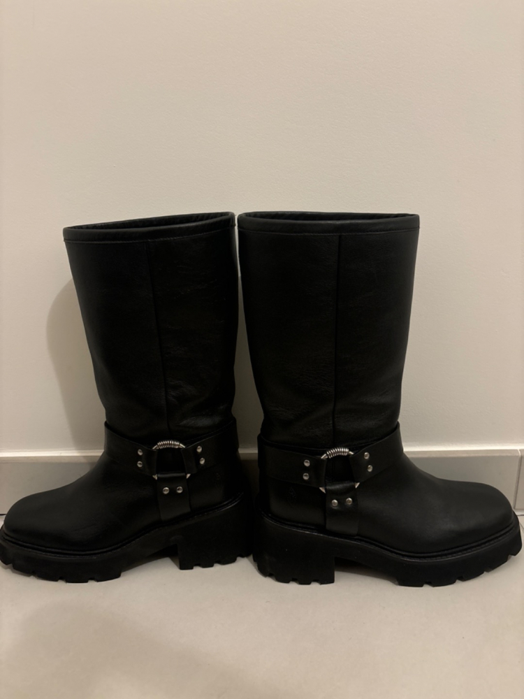 ba&sh Biker-Stiefel aus Leder
