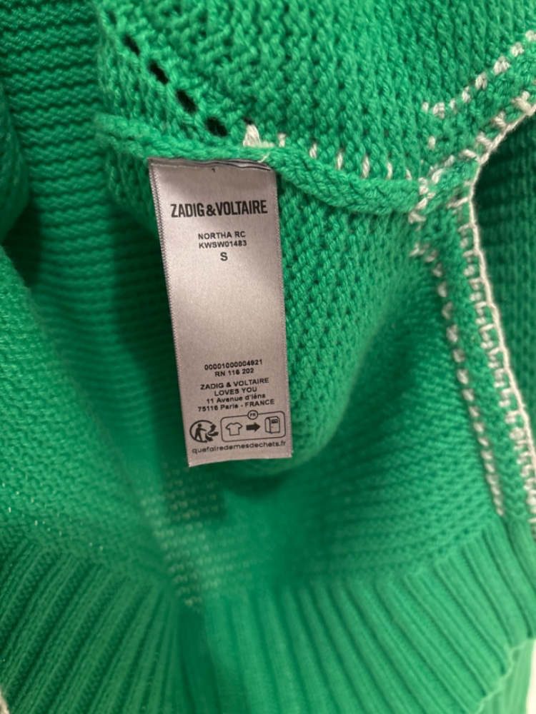 Zadig & Voltaire Pull cachemire vert