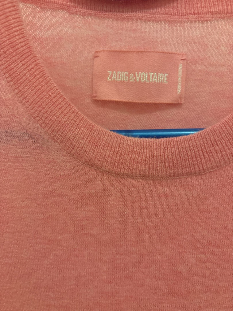 Zadig & Voltaire Kaschmirpullover Feder rosa