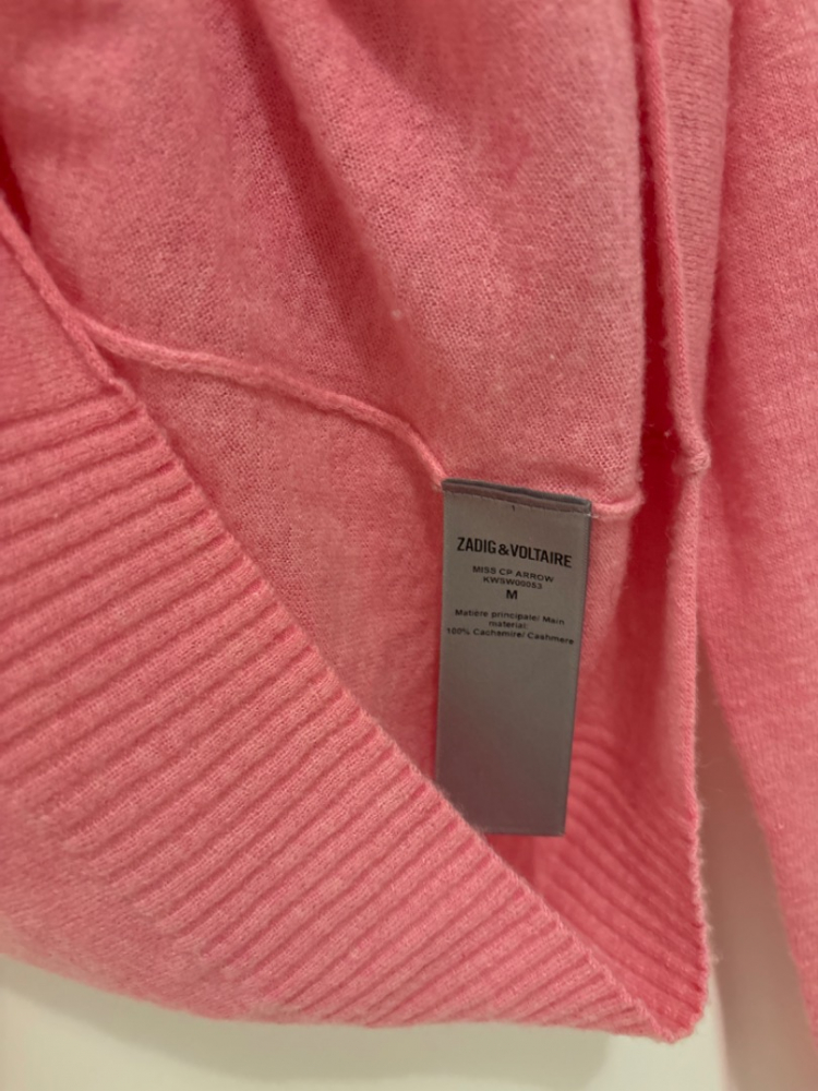 Zadig & Voltaire Kaschmirpullover Feder rosa