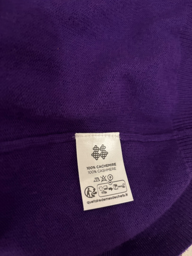 Kujten Pull col V cachemire