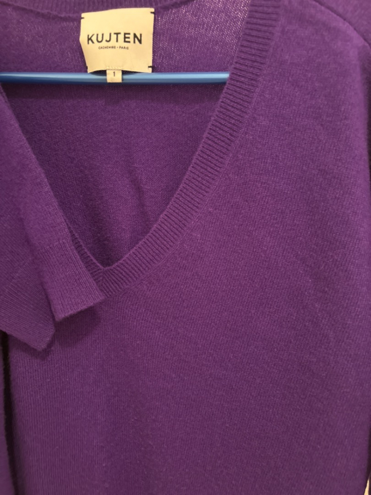 Kujten Pull col V cachemire