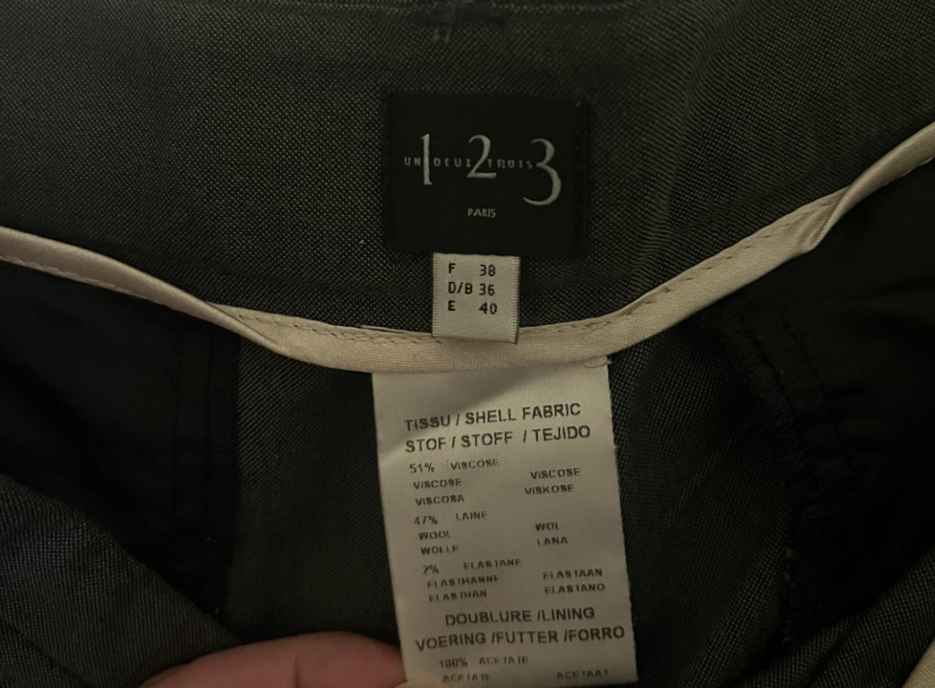 123 Paris Office trousers