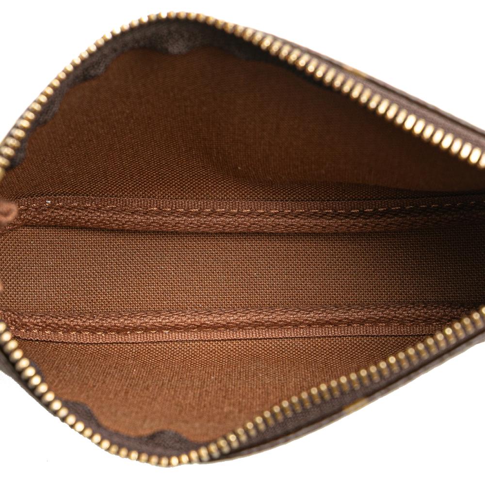 Louis Vuitton AB Louis Vuitton Brown Monogram Canvas Fabric Monogram Mini Pochette Accessoires France