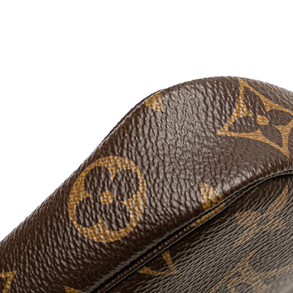 Louis Vuitton AB Louis Vuitton Brown Monogram Canvas Fabric Monogram Mini Pochette Accessoires France