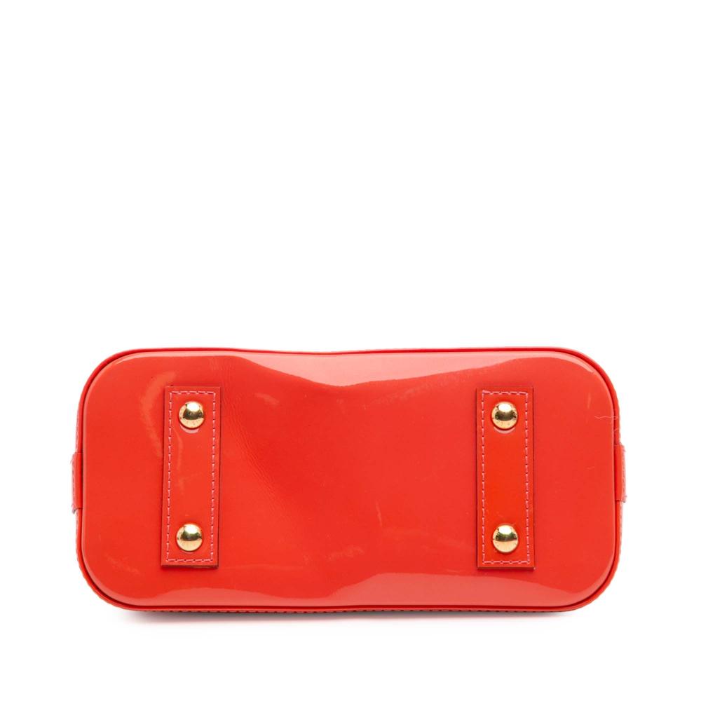 Louis Vuitton B Louis Vuitton Red Vernis Leather Leather Monogram Vernis Alma BB France