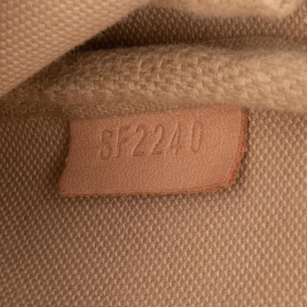 Louis Vuitton AB Louis Vuitton White Damier Canvas Fabric Damier Azur Mini Pochette Accessoires France