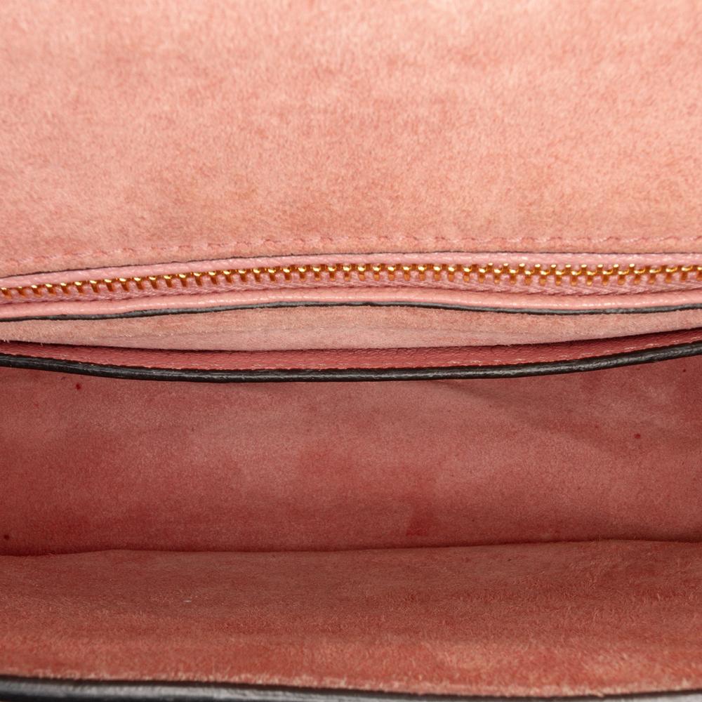 Miu Miu B Miu Miu Pink Goatskin Leather Madras Soft Calf Crystal Embellished Crossbody Italy