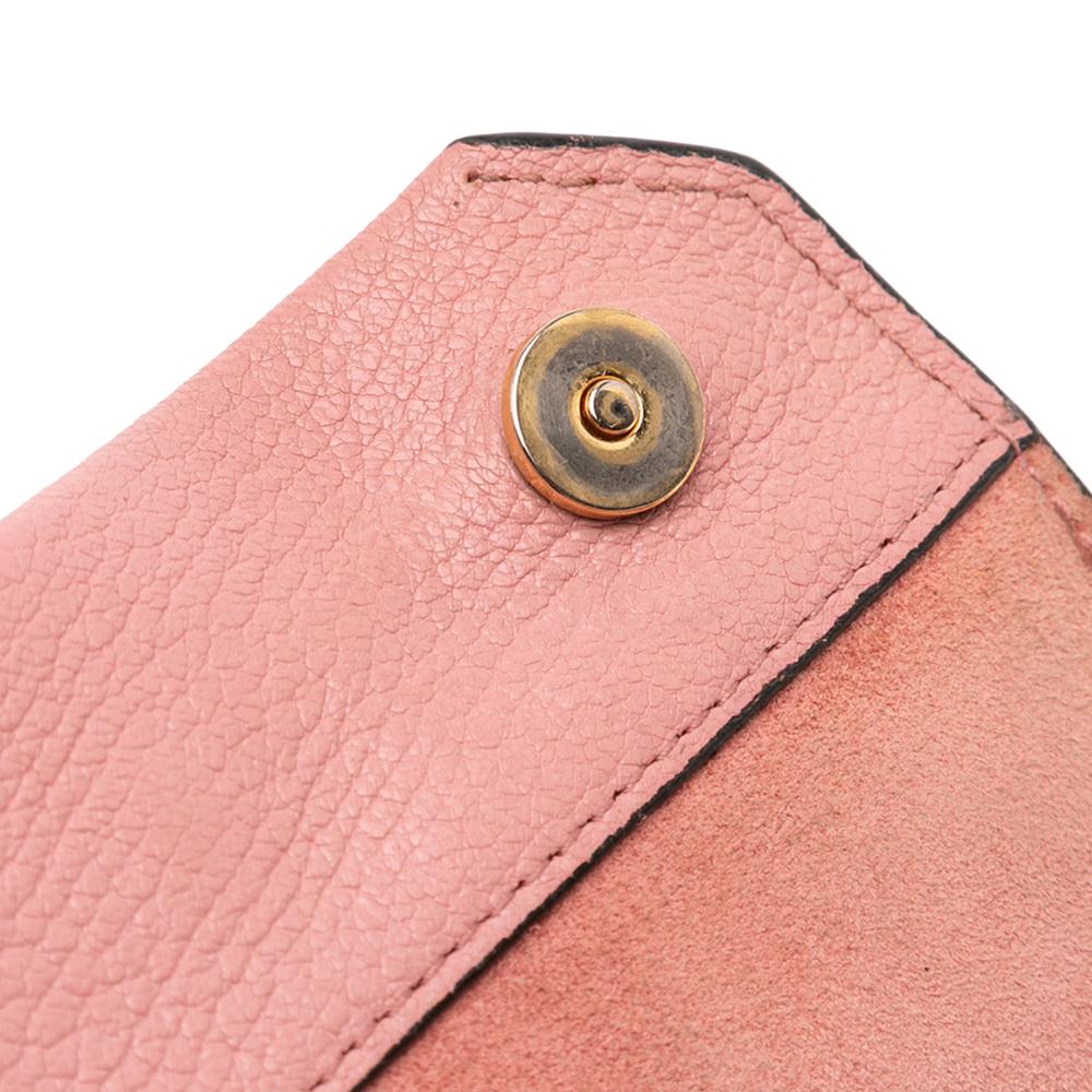 Miu Miu B Miu Miu Pink Goatskin Leather Madras Soft Calf Crystal Embellished Crossbody Italy