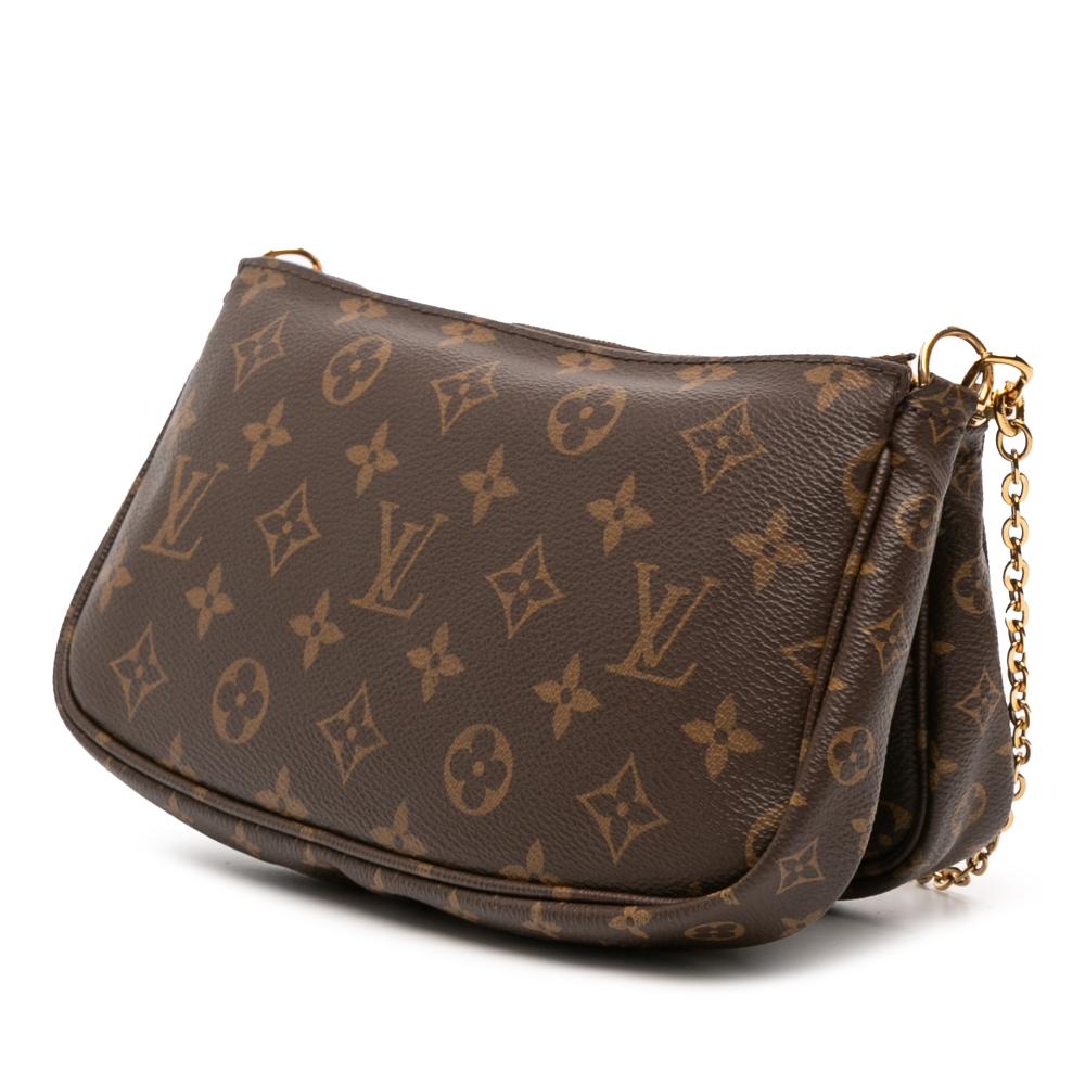Louis Vuitton AB Louis Vuitton Brown Monogram Canvas Canvas Monogram Multi Pochette Accessoires France