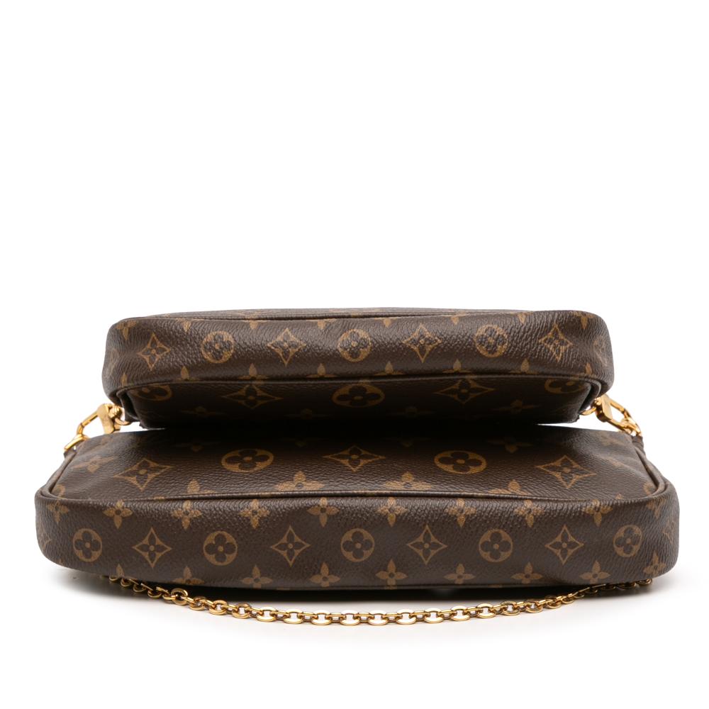 Louis Vuitton AB Louis Vuitton Brown Monogram Canvas Canvas Monogram Multi Pochette Accessoires France